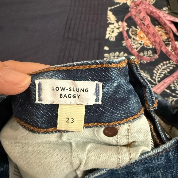 Madewell Low-Slung Baggy Button Fly Wide Leg Jeans NWOT - Picture 5 of 8